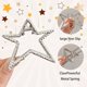 thumbnail image 3 of 2 piezas de cristal estrella cacampanao garra clip estrella moda ponytail clip brillante metal cacampanao garra clip fuerte sujeción estilo garra linda cangrejo garra Cacampanao abrazadera Cacampanao, 3 of 7