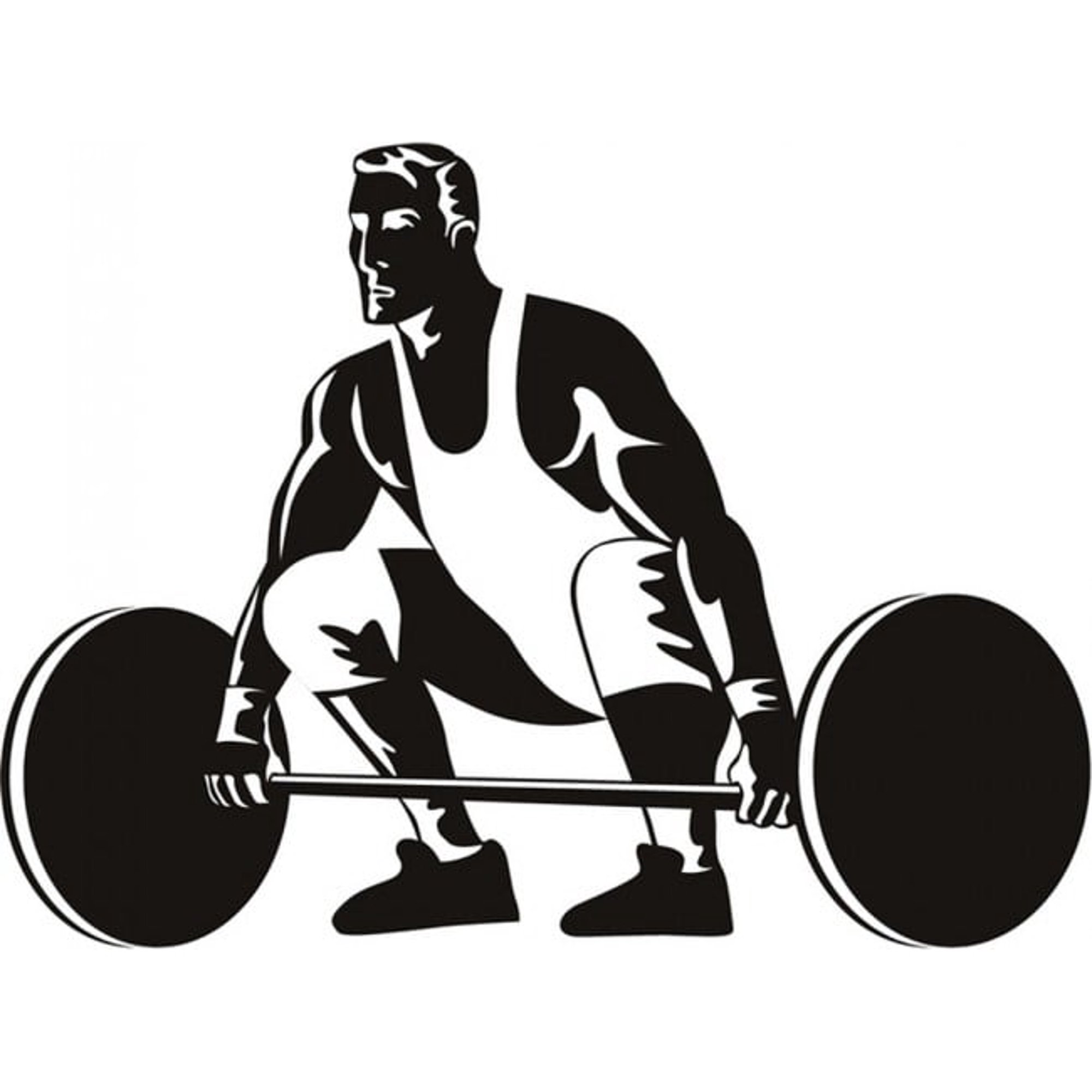 Rienda Libre Graphics - Decomural Weightlifting Man Training Sports Ws-18615