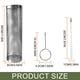 thumbnail image 1 of 1pc Rolling Grill For Outdoor BBQ - Grill Grill - Charcoal Grill - Stainless Steel Grill For Outdoor Round Grill - Campfire Grill - Camping Picnic Cookware 11.81*3.54*3.54inch, 1 of 2