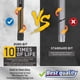 thumbnail image 3 of Juego de brocas Torx Amartisan, 24 piezas, acero S2 T5-T40 Security, 3 of 8