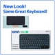 thumbnail image 2 of Teclado Inalámbrico Mini onn 78 Teclas USB Gris, 2 of 3