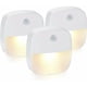 thumbnail image 1 of 3 luces LED de noche autoadhesivas de pared con sensor de movimiento y luz, ideal para habitación de bebé, dormitorio, garaje y pasillo (blanco cálido)., 1 of 5