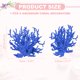 thumbnail image 2 of Decoración de Coral para Acuario Uxcell, Decoraciones para Peceras, Adornos de Coral para Peceras, 5.9x2.2x4.7 Pulgadas, (Azul Oscuro, 1 Pza), Destinado para Decoración de Paisajismo de Acuarios, 2 of 6