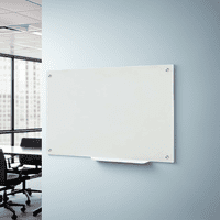 Igpro - Pizarra «Glass Pro» Vidrio Temperado Blanco De 90X120Cm 4Mm