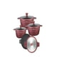 thumbnail image 2 of Set De Ollas De Cocina 7 Piezas Morado, 2 of 5