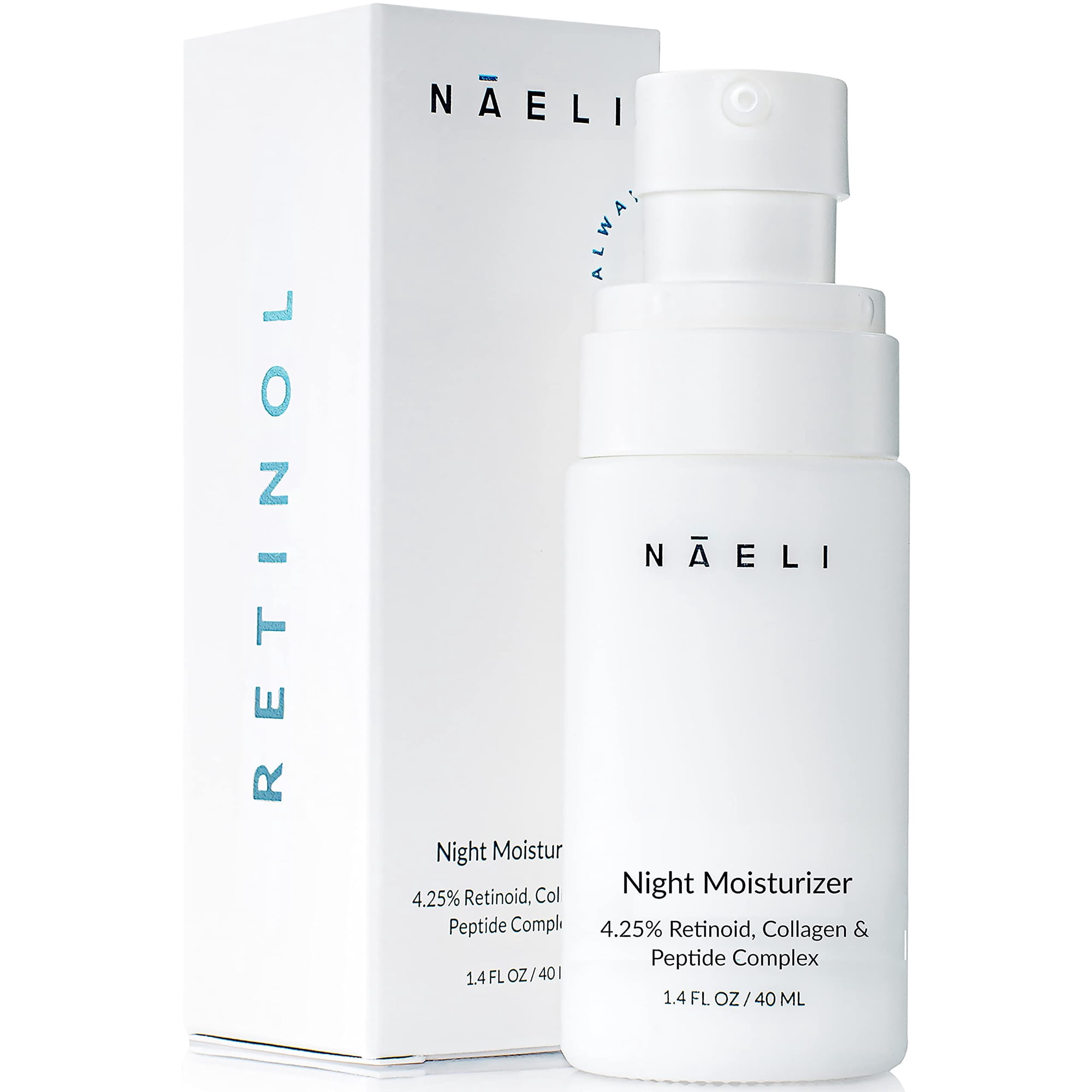 Crema De Noche Naeli Retinol 4.25% Con Colágeno Y Ácido Hialurónico