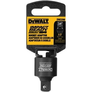 Adaptador Dewalt Dw2299 De Yunque Cuadrado De 1/2 Pulgada A 3/8 Pulgadas