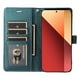 thumbnail image 3 of FOXDOCK Funda tipo Cartera para Xiaomi Redmi Note 14s – Cubierta de Cuero PU con Múltiples Ranuras, Bolsillo para Efectivo y Correa de Muñeca, 3 of 6