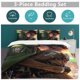 thumbnail image 5 of Attack on Titan Anime Home Bed 3-piece Set Classic Japanese Anime Polyester Wash Student Dormitory Set, 5 of 5