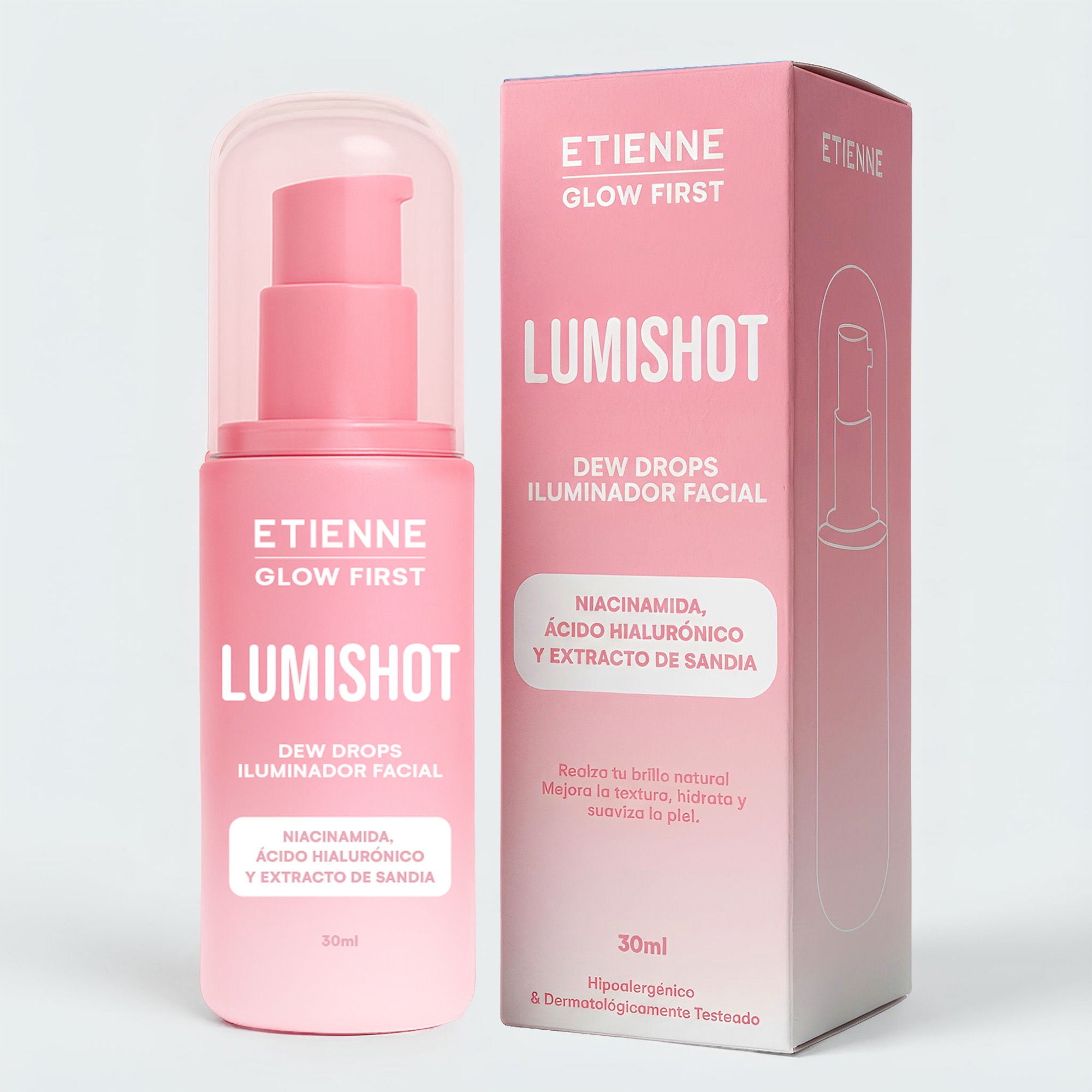 Serum Facial Etienne Iluminador Dew Drops Lumishot