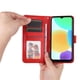 thumbnail image 2 of Funda tipo cartera FOXDOCK para Infinix Smart 6 , diseño girasol en relieve, cuero PU, cierre magnético, soporte y tarjetero, 2 of 5