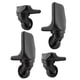 thumbnail image 4 of Ruedas De Equipaje De Repuesto De Rotación De 360 Grados 4x Duraderas Para Reparación Negro, 4 of 5