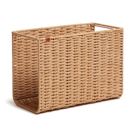 Cesta colgante para archivos, organización de oficina tejida de U Brands