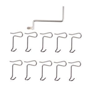 Magideal - 10 Uds. Herramienta De Apriete De Alambre De Cerca, Tensor De Alambre De Púas, Alicates Suaves, Herramienta Dobladora, Herramienta De Torsión De Alamb 10 Piezas Y 1 Llave