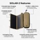 thumbnail image 3 of Panel solar ELECOM 14W USB-C/A plegable 610 g beige, 3 of 8