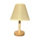 thumbnail image 1 of Lampara De Velador Lampara De Mesa Madera Clasica BE, 1 of 2