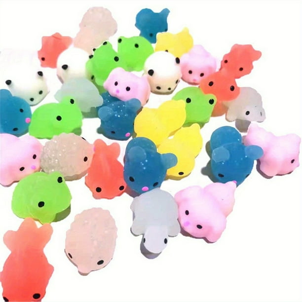 30pcs Mini Squishy Toys Kids Party Favors Random Animals Mini Squishes Toys, For Kids Boys Girls Birthday Gift, Classroom Prizes, Goodie Bag Stuffers