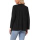 thumbnail image 3 of INSPIRE CHIC Chaqueta de Mujer de Ante Sintético con Solapa, Frente Abierto, Manga Larga, Ligera para Otoño, Casual y de Trabajo, Talla S, Negro, 3 of 6