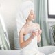 thumbnail image 2 of Toallas de baño Utopia Towels Premium, extra grandes, paquete de 4, blancas, 2 of 9