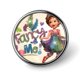 thumbnail image 1 of Fancy Nancy-Theme Round Button Badge: Premium Metal Construction, Ideal for High-End Events 2.8 cm, 1 of 6