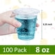 thumbnail image 2 of Vasos desechables de plástico Eupako 240 ml con tapas, 100 juegos, 2 of 7