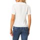 thumbnail image 3 of INSPIRE CHIC Blusa de Mujer para Regreso a Clases Cuello Peter Pan Manga Corta Abullonada Camisa Retro M Crema Blanca, 3 of 6