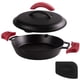 thumbnail image 1 of Sartén de hierro fundido Cuisinel de 30 cm con tapa y raspador, 1 of 8