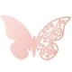 thumbnail image 5 of 20 tarjetas huecas con forma de mariposa para boda, para decorar mesas de copas de vino (rosa), 5 of 7