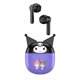 thumbnail image 1 of Auriculares Hello Kitty inalámbricos Bluetooth púrpura y negro, 1 of 5