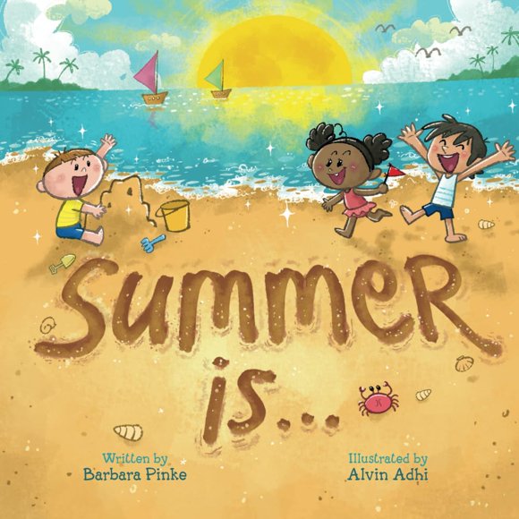 Libro ilustrado de rimas "Verano" de Barbara Pinke