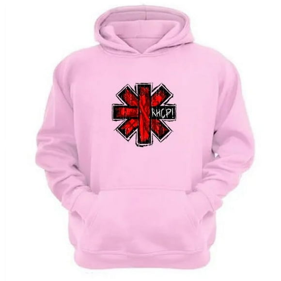 Polerón Canguro Red Hot Chili Peppers Rosa Talla Xs Unisex