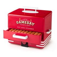 Vaporizador De Salchichas Y Calentador De Bollos Nostalgia Game Day 20 Dogs