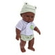 thumbnail image 2 of Muñeca Recién Nacida De La Vida Real De 30 Cm, Vinilo, Bebé Recién Nacido Africano Con Ropa, Verde, 2 of 3
