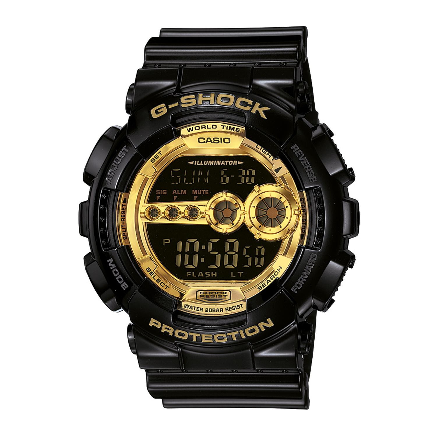 Reloj Gd-100Gb-1Dr Resina Hombre Negro Negro