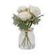 thumbnail image 1 of Ranúnculos Blancos en Florero de Vidrio 16 cm, 1 of 1