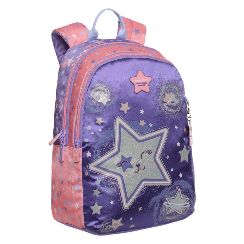 Mochila Infantil Niña Bionica Cat Star Lila Head