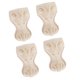 thumbnail image 3 of 4pcs patas de sofá de madera maciza pies inacabados para muebles o sillón sillón d, 3 of 5