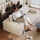 thumbnail image 2 of 63 "2Setaser Sofá, tela de cordón, sofás de asiento profundo, cómodo sofá Loveseat, sin montaje, 1 piezas para sala de estar, dormitorio, sala de conferencias, apartamento, 2 of 6