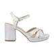 thumbnail image 2 of Sandalia Mujer Plata Anne Police, 2 of 5