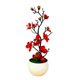 thumbnail image 2 of Arreglo En Maceta De Plantas Falsas Flores Artificiales En Macetas Para Decoraciones Caseras Rojo, 2 of 5