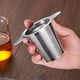 thumbnail image 2 of Filtro de malla de infusor de té de acero inoxidable extra fino con gran capacidad y manijas dobles de tamaño perfecto para colgar en teteras, tazas, tazas para el té y el café de hojas suel, 2 of 3