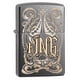 thumbnail image 1 of Encendedor de bolsillo Zippo King Black Ice recargable de por vida, 1 of 4