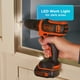thumbnail image 5 of Taladro/destornillador inalámbrico BLACK+DECKER 12V MAX BDCDD12C, 5 of 5