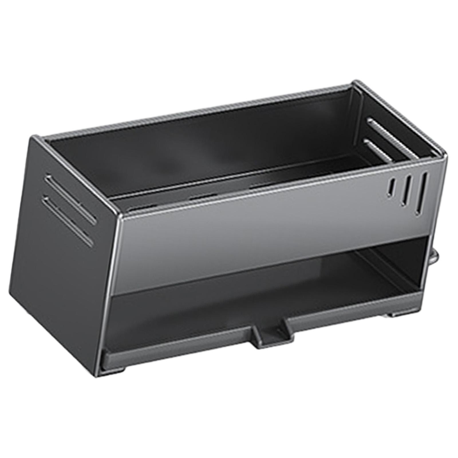 Magideal - Soporte De Esponja Para Fregadero De La Cocina Gadgets De Soporte De Esponja Con Bandeja De Desagüe Extraíble Jabón De Jabón De La Esponja Organizador Un Estante De Toalla Sin Toallas