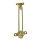 thumbnail image 1 of Soporte de fricción para tapa National Hardware, acero chapado en latón, 15 cm, 1 of 2