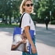 thumbnail image 5 of Kylian Mbappé Bolso de tela con estampado de lienzo para mujer, bolsa de compras reutilizable y estética, con cremallera interior, regalo para mujer, 35 × 40 cm., 5 of 6
