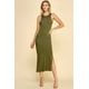 thumbnail image 1 of Vestido Largo Con Cuello Alto Y Abertura Lateral, 1 of 3