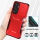 thumbnail image 5 of Funda Resistente para Samsung Galaxy S25 Plus 5G con Tapa Deslizante y Protección Militar Rojo, 5 of 6
