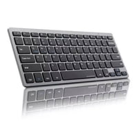 Weibo - Teclado Inalámbrico Bluetooth Delgado Silencioso Para Pc Smartphone