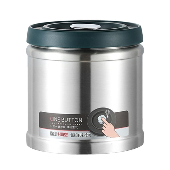 Bote De Café Sellado Hermético, Tarro De Almacenamiento De Granos Alimenticios Para Arroz, Merienda, Azúcar, 1600ml
